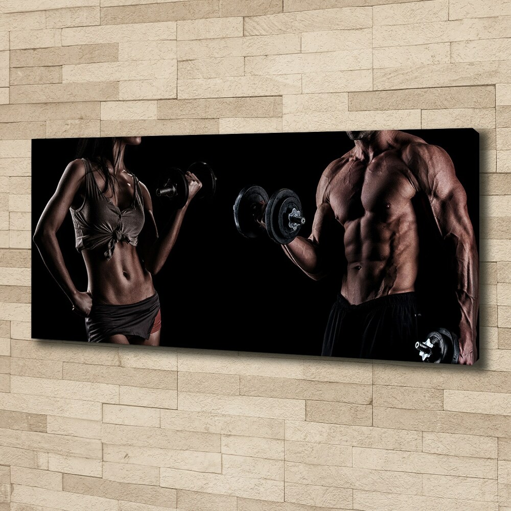 Canvas wall art Muscle structure