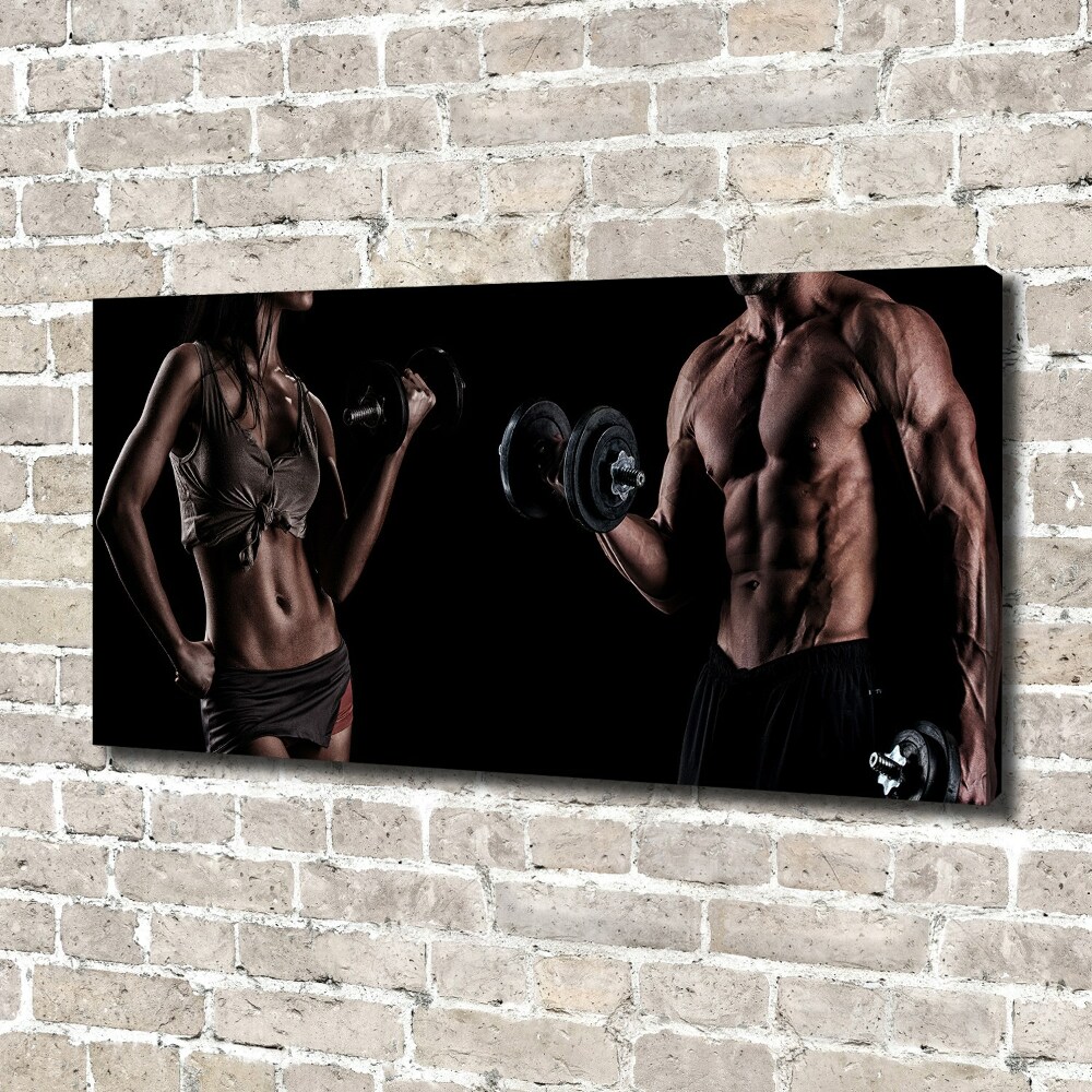 Canvas wall art Muscle structure