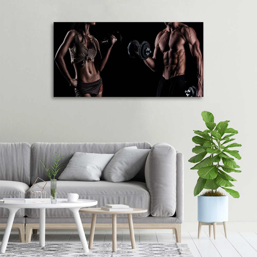 Canvas wall art Muscle structure