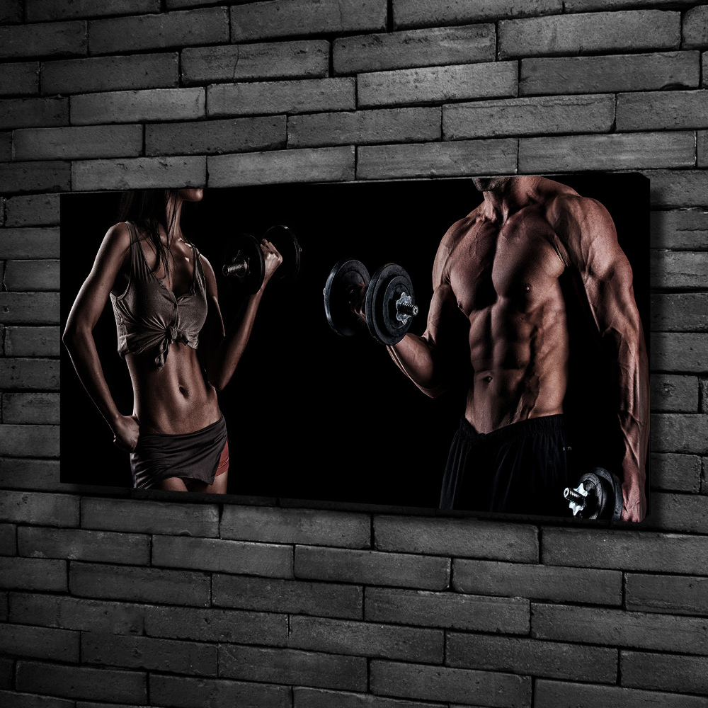 Canvas wall art Muscle structure