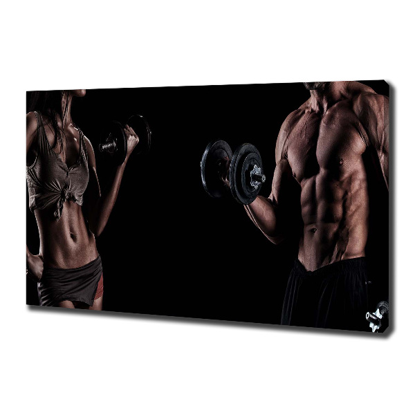 Canvas wall art Muscle structure