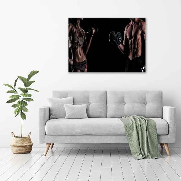 Canvas wall art Muscle structure