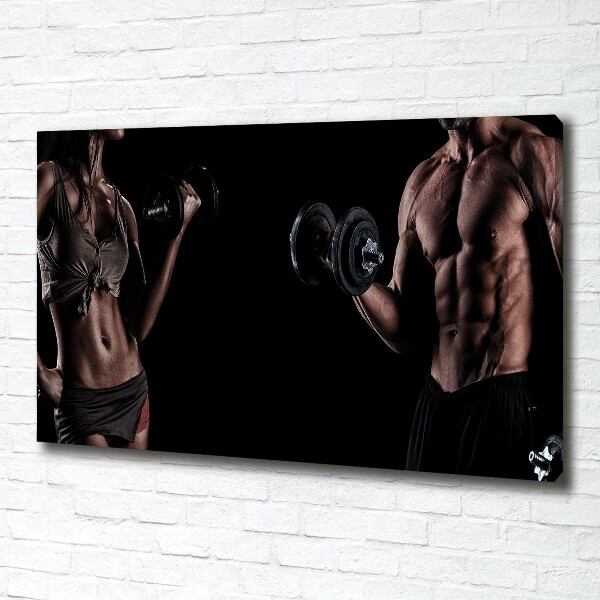 Canvas wall art Muscle structure