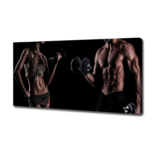 Canvas wall art Muscle structure