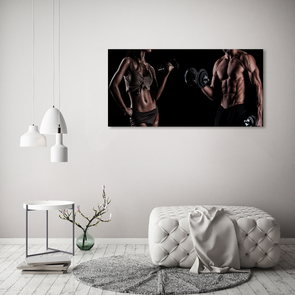 Canvas wall art Muscle structure