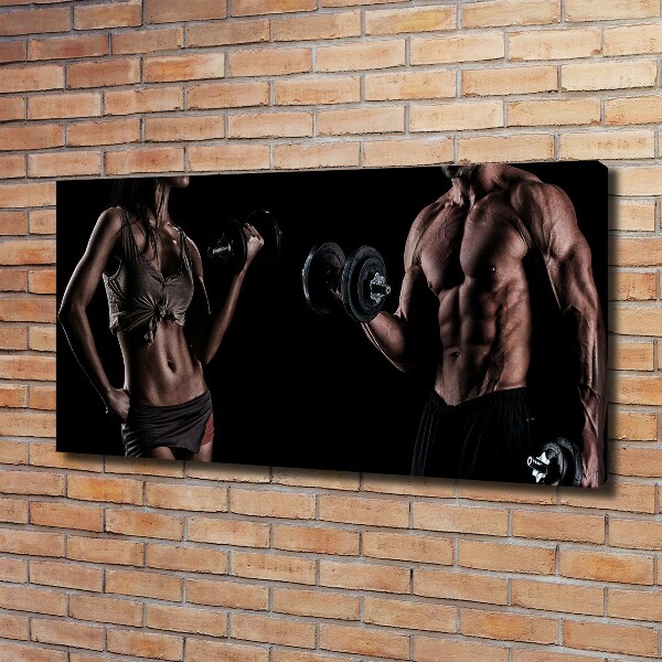 Canvas wall art Muscle structure