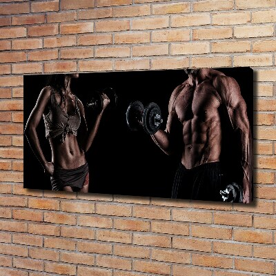 Canvas wall art Muscle structure