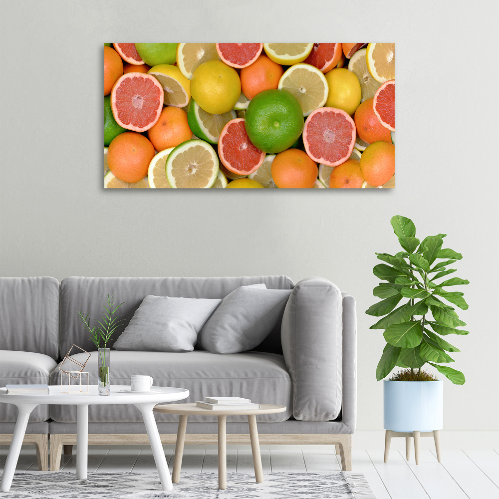 Canvas wall art Citrus fruits