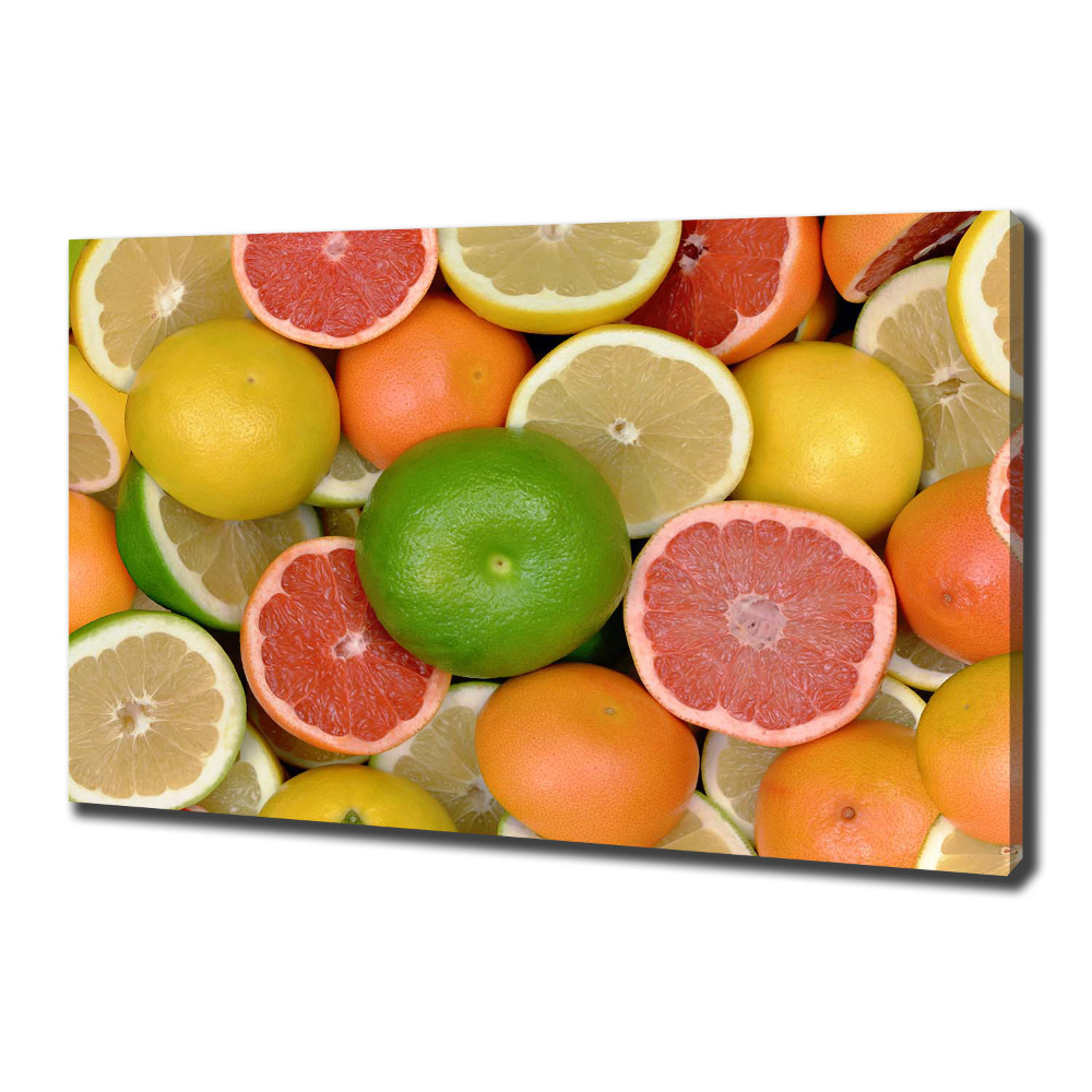 Canvas wall art Citrus fruits