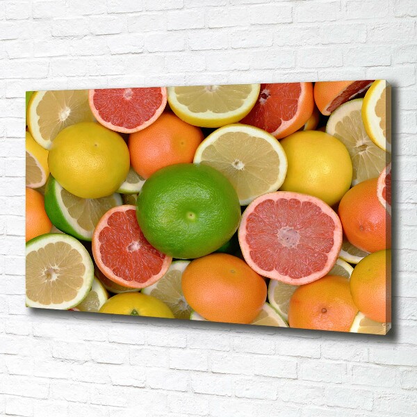 Canvas wall art Citrus fruits