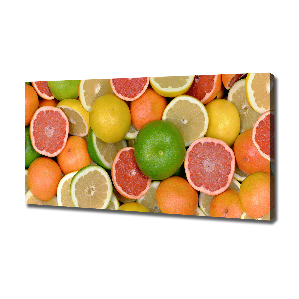 Canvas wall art Citrus fruits