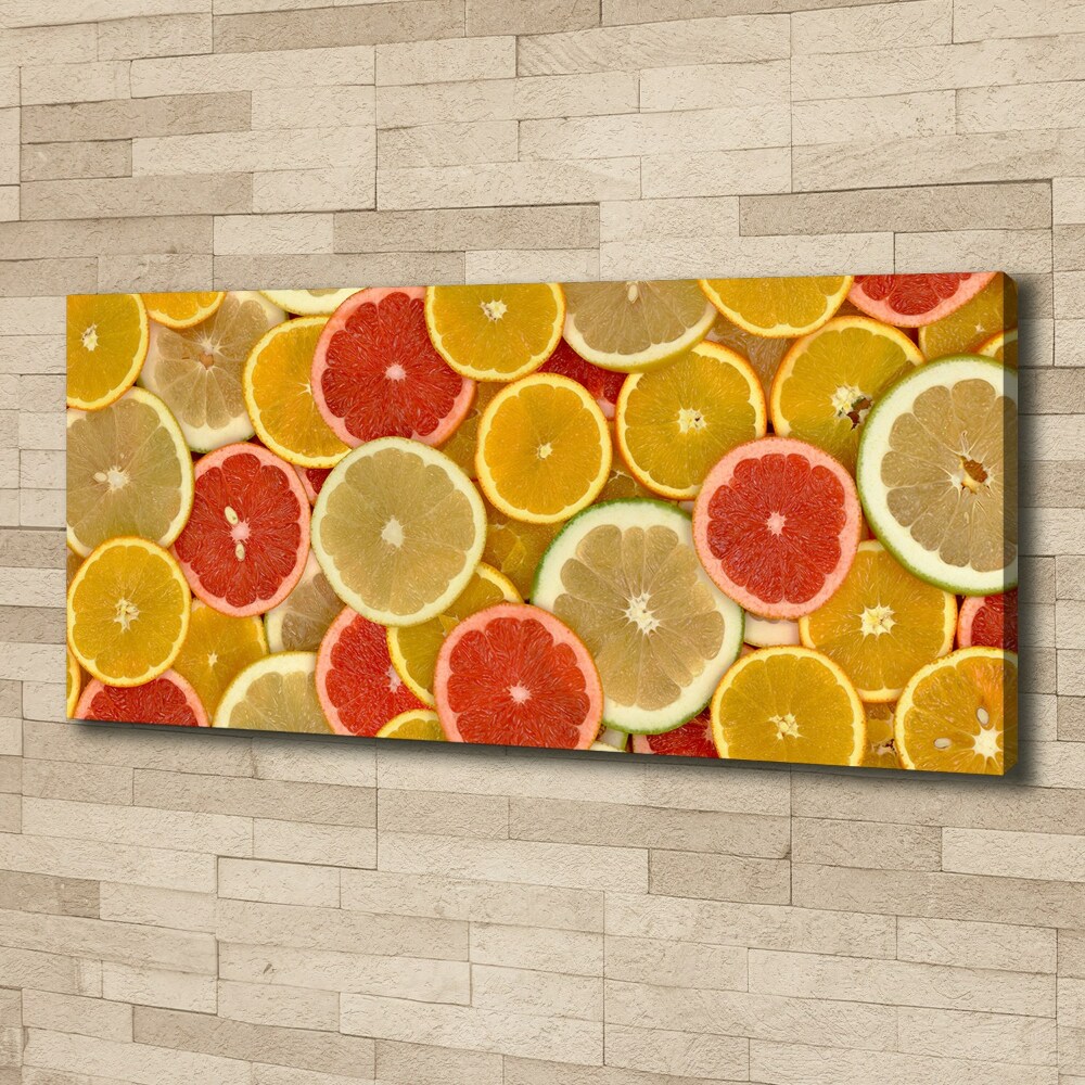 Canvas wall art Citrus fruits