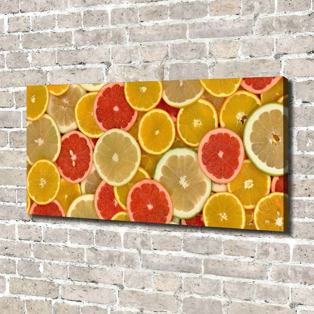 Canvas wall art Citrus fruits