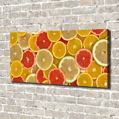 Canvas wall art Citrus fruits