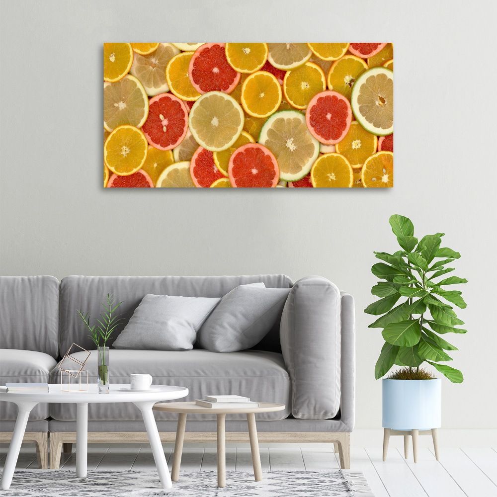 Canvas wall art Citrus fruits