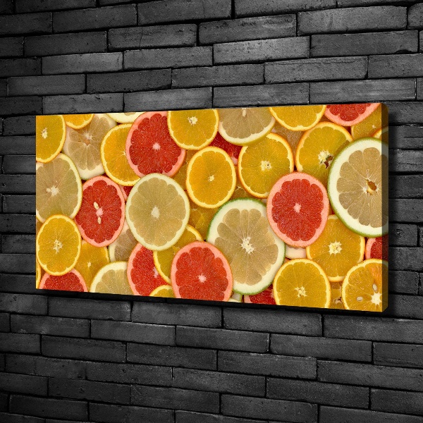 Canvas wall art Citrus fruits