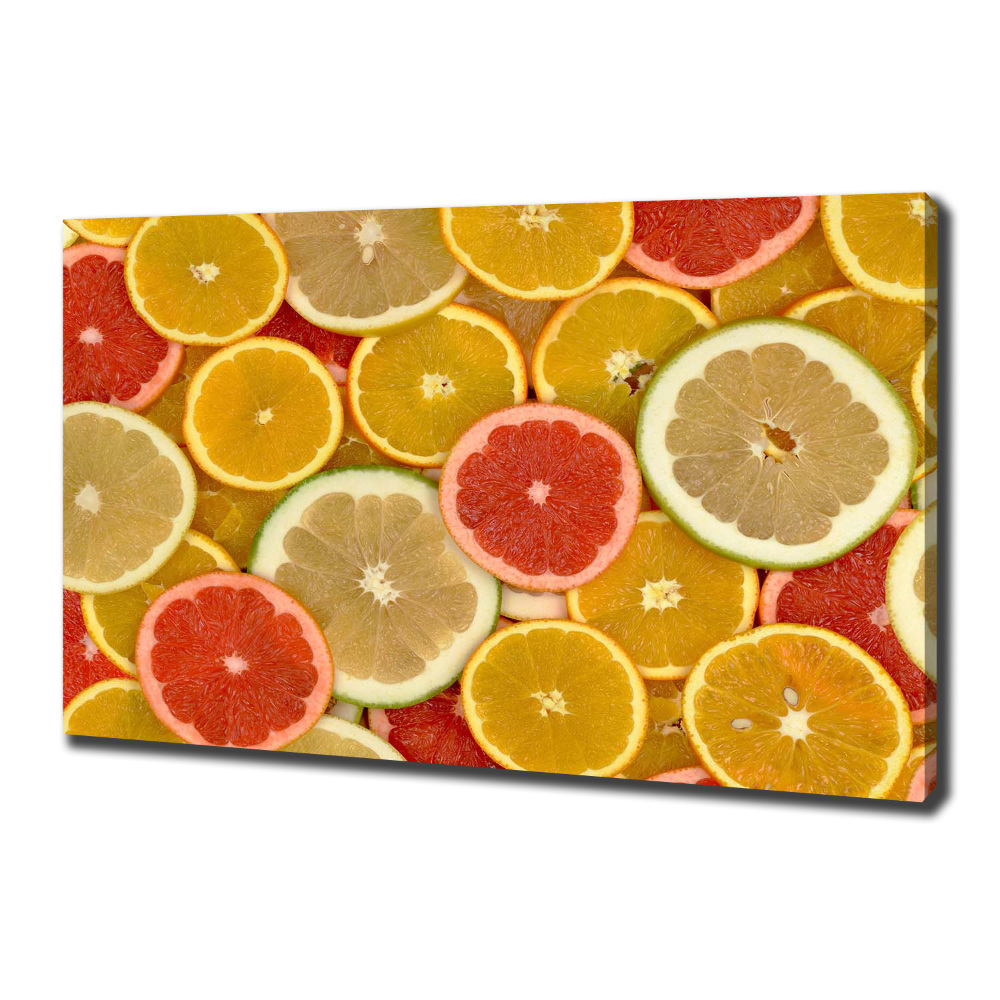 Canvas wall art Citrus fruits