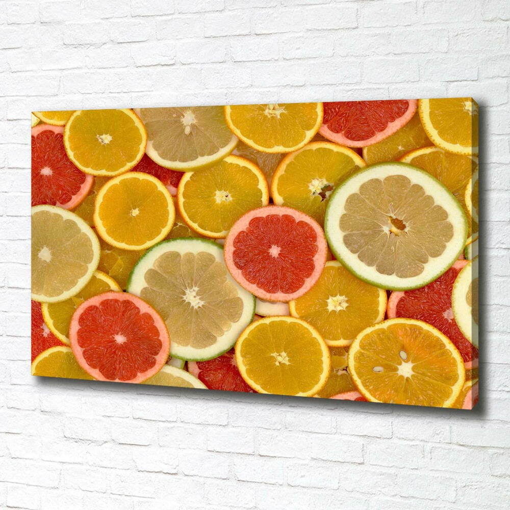 Canvas wall art Citrus fruits