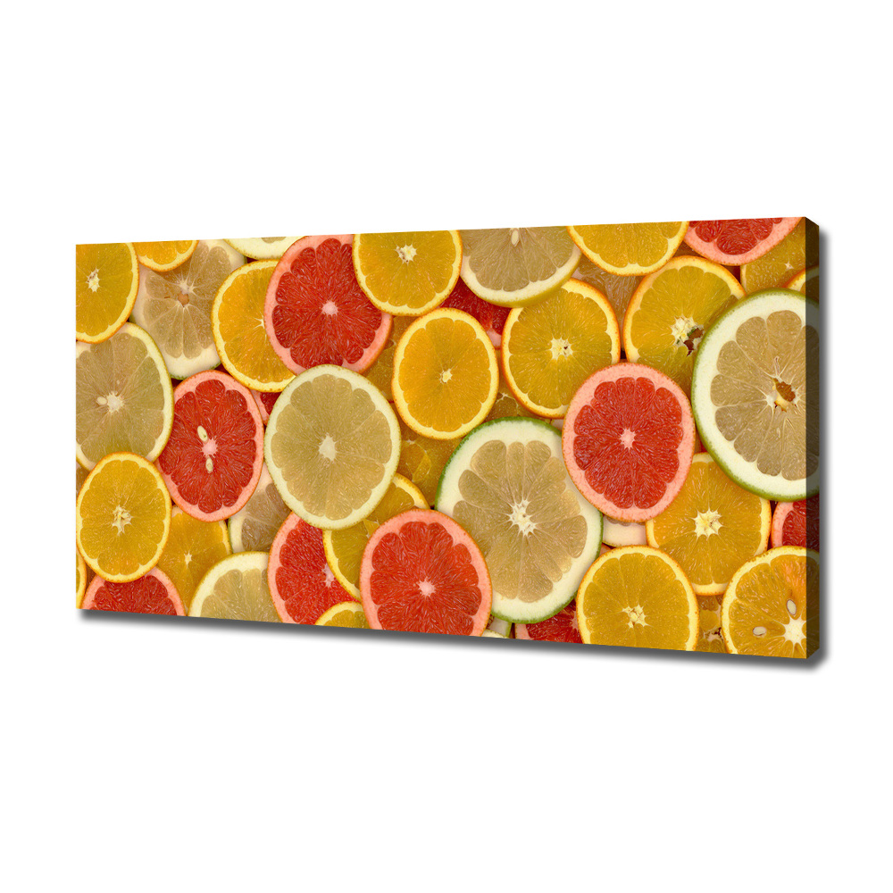 Canvas wall art Citrus fruits