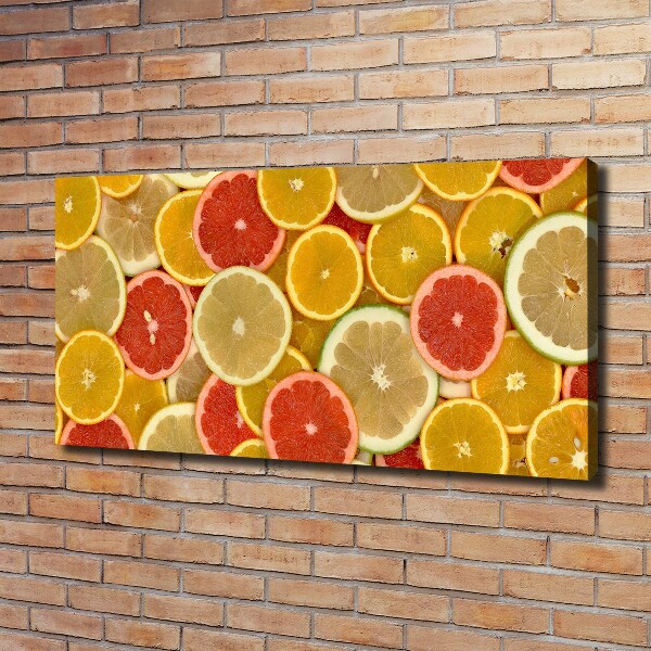 Canvas wall art Citrus fruits