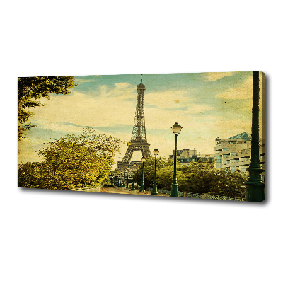 Canvas wall art Eiffel Paris tower