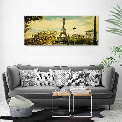 Canvas wall art Eiffel Paris tower