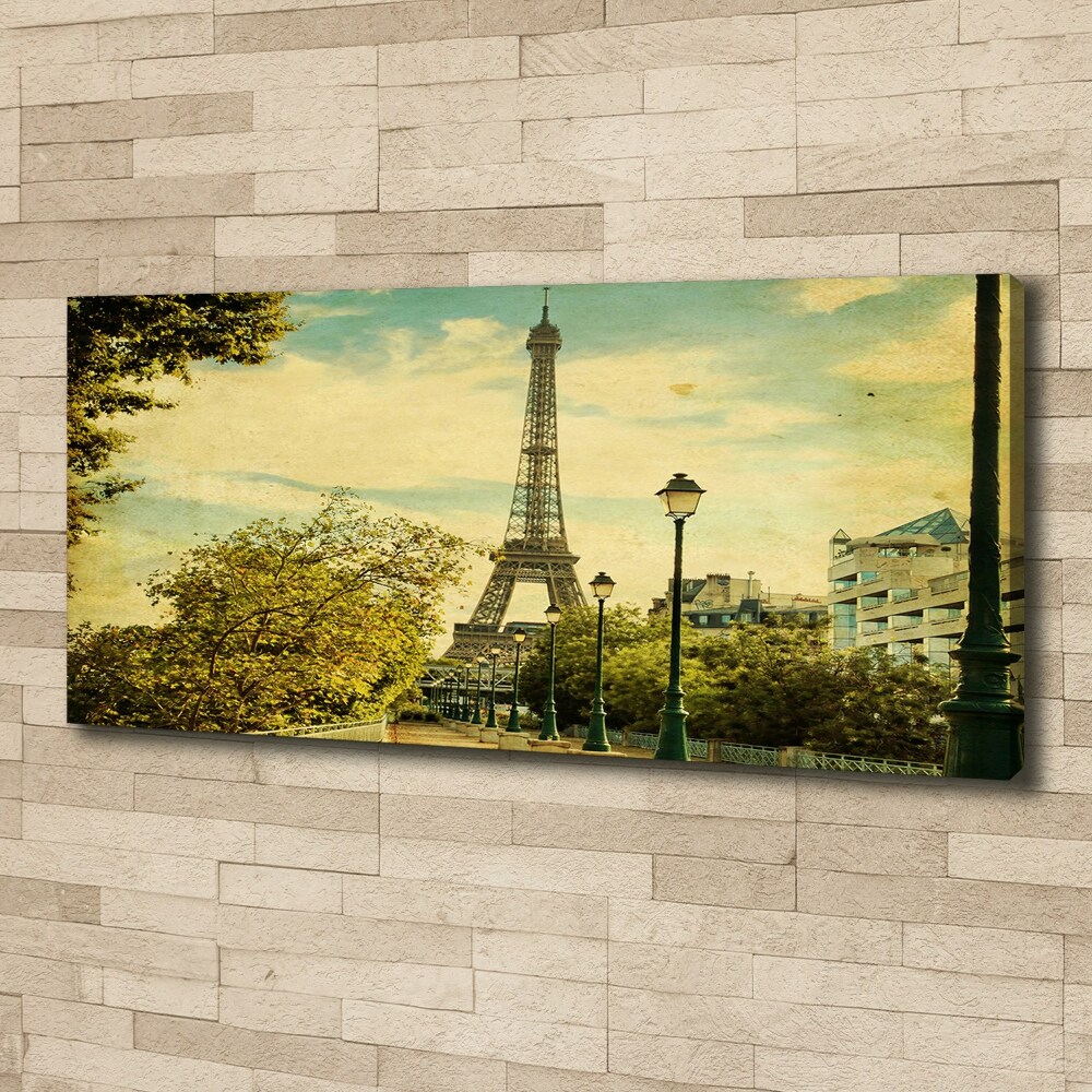 Canvas wall art Eiffel Paris tower