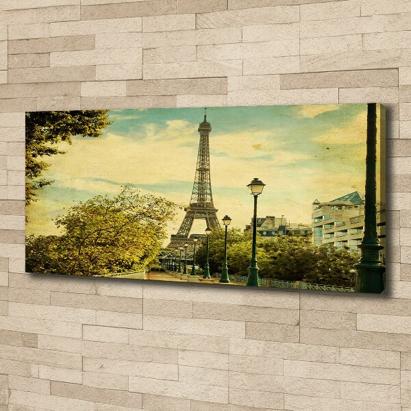 Canvas wall art Eiffel Paris tower