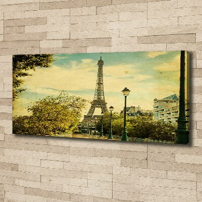 Canvas wall art Eiffel Paris tower