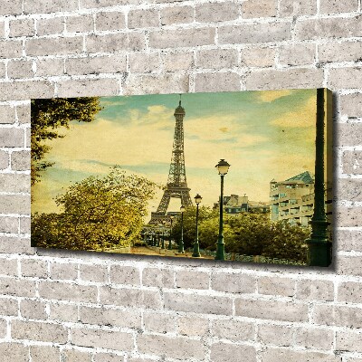 Canvas wall art Eiffel Paris tower