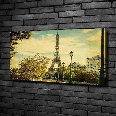 Canvas wall art Eiffel Paris tower