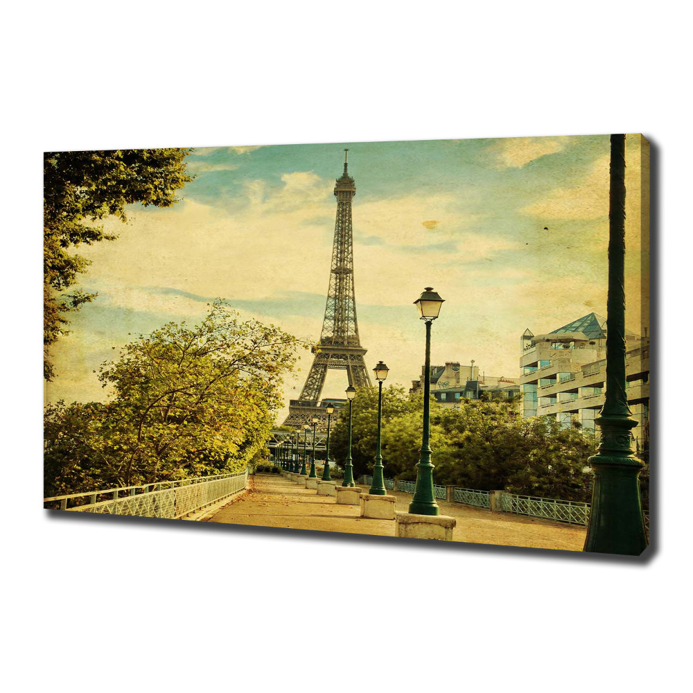 Canvas wall art Eiffel Paris tower