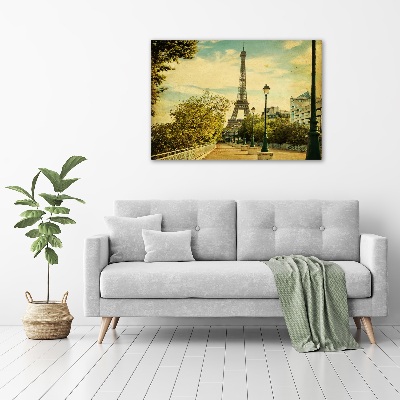 Canvas wall art Eiffel Paris tower