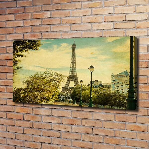 Canvas wall art Eiffel Paris tower