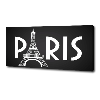 Canvas wall art Paris