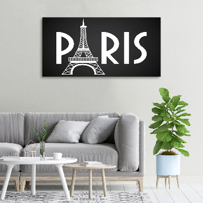 Canvas wall art Paris