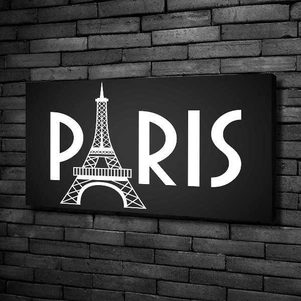 Canvas wall art Paris