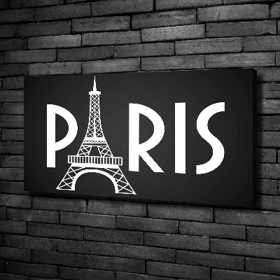 Canvas wall art Paris