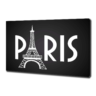 Canvas wall art Paris