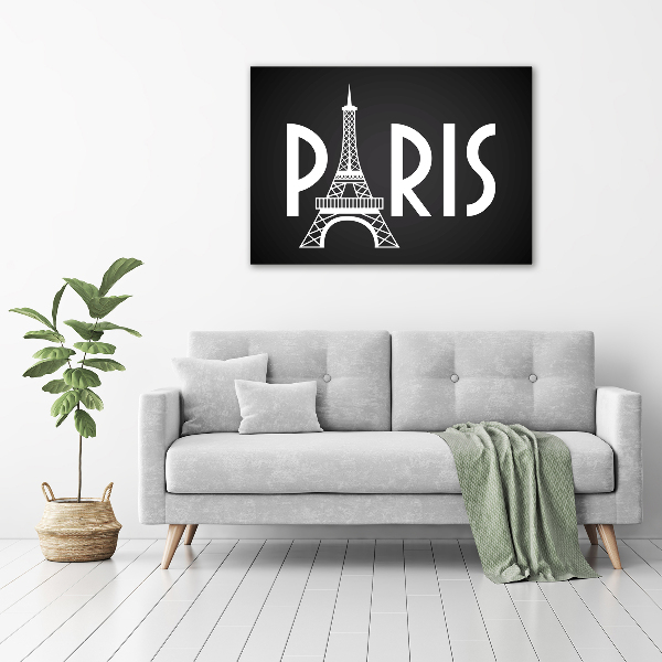 Canvas wall art Paris