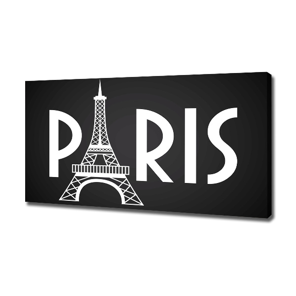 Canvas wall art Paris