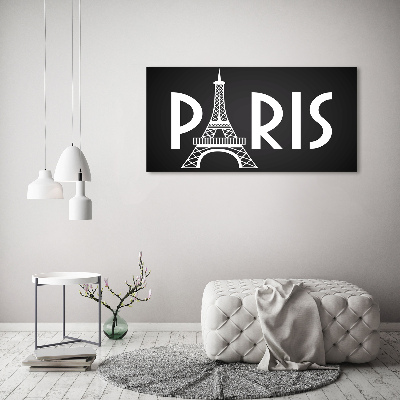 Canvas wall art Paris