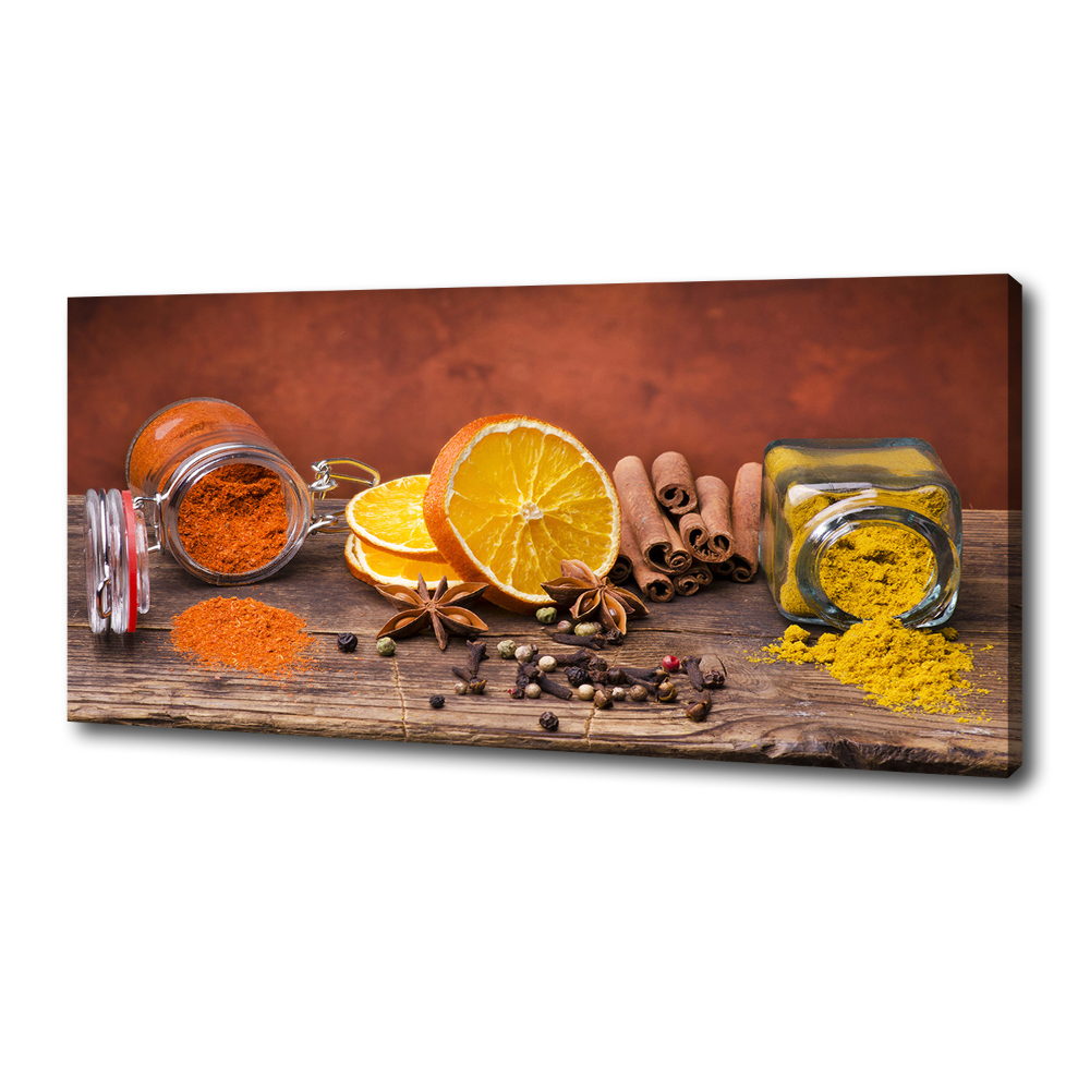 Canvas wall art A mixture of spices