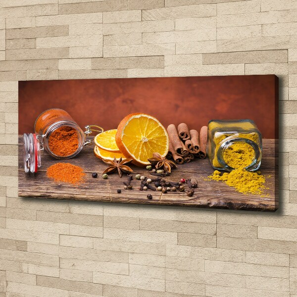 Canvas wall art A mixture of spices