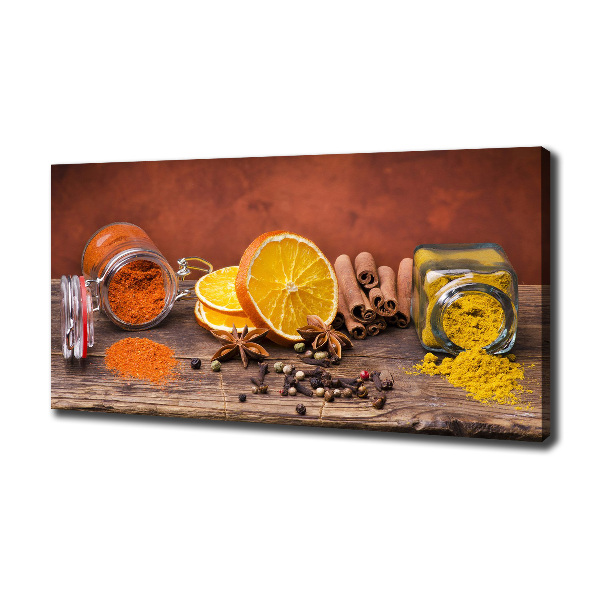 Canvas wall art A mixture of spices