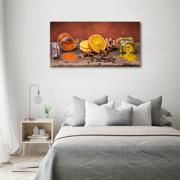 Canvas wall art A mixture of spices