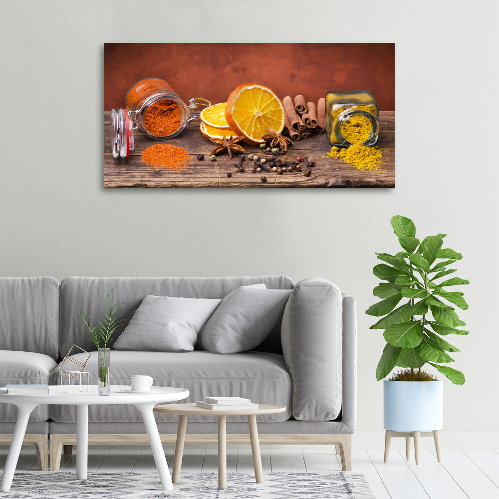 Canvas wall art A mixture of spices