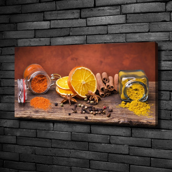 Canvas wall art A mixture of spices