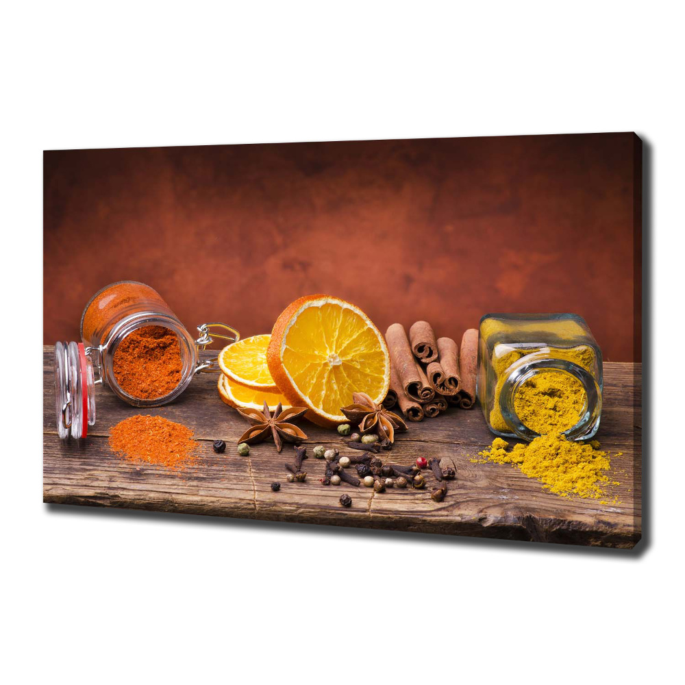 Canvas wall art A mixture of spices