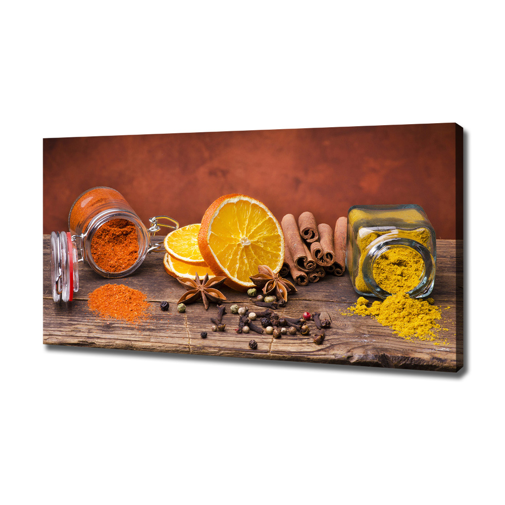 Canvas wall art A mixture of spices